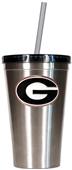 NCAA Georgia Bulldogs Stainless Steel 16oz Tumbler