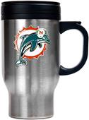 NFL Miami Dolphins Stainless Steel Travel Mug