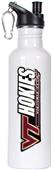 NCAA Hokies White Stainless Steel Water Bottle