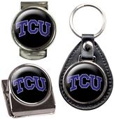 Texas Christian Key Chain Money Clip & Magnet Set