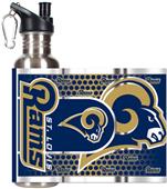 NFL St. Louis Rams Stainless Steel Water Bottle
