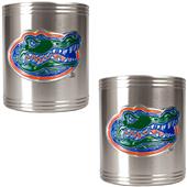 NCAA Florida 2pc Stainless Steel Can Holder Set
