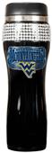 West Virginia Black Stainless Bling Travel Tumbler