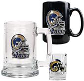 NFL St. Louis Rams Tankard/Mug/Shot Glass Set