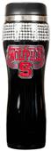 NCAA NC State Black Stainless Bling Travel Tumbler