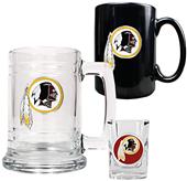 NFL Washington Redskins Tankard/Mug/Shot Glass Set