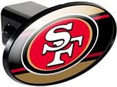 NFL San Francisco 49ers Oval Trailer Hitch Cover