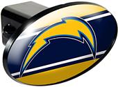 NFL San Diego Chargers Oval Trailer Hitch Cover