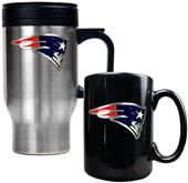 NFL New England Patriots Travel Mug & Coffee Mug