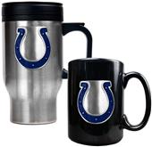 NFL Indianapolis Colts Travel Mug & Coffee Mug Set