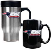NFL New England Patriots Travel Mug & Coffee Mug