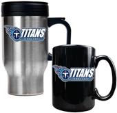 NFL Tennessee Titans Travel Mug & Coffee Mug Set