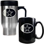 NFL Dallas Cowboys Travel Mug & Coffee Mug Set