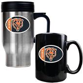 NFL Chicago Bears Travel Mug & Coffee Mug Set