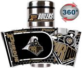 NCAA Purdue Travel Tumbler Hi-Def Metallic Graphic