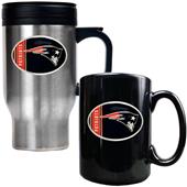 NFL New England Patriots Travel Mug & Coffee Mug