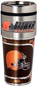 NFL Cleveland Browns 16oz Tumbler w/ Metallic Wrap