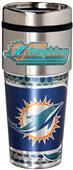 NFL Miami Dolphins 16oz Tumbler w/ Metallic Wrap