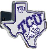 NCAA Horned Frogs Texas Shaped Trailer Hitch Cover