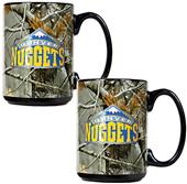 NBA Denver Nuggets 2pc Open Field Ceramic Mug Set