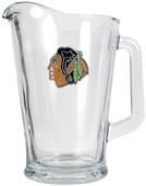 NHL Chicago Blackhawks Glass Beverage Pitcher