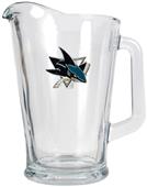 NHL San Jose Sharks Glass Beverage Pitcher