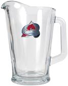 NHL Colorado Avalanche Glass Beverage Pitcher