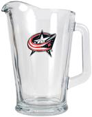 NHL Columbus Blue Jackets Glass Beverage Pitcher