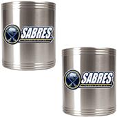 NHL Buffalo Sabres 2pc Can Holder Set