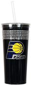 NBA Indiana Pacers 16oz Bling Tumbler w/ Straw