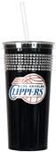 NBA Los Angeles Clippers Bling Tumbler w/ Straw