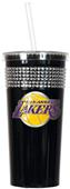 NBA Los Angeles Lakers 16oz Bling Tumbler w/ Straw