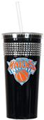 NBA New York Knicks 16oz Bling Tumbler w/ Straw