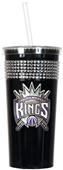 NBA Sacramento Kings 16oz Bling Tumbler w/ Straw