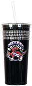 NBA Toronto Raptors 16oz Bling Tumbler w/ Straw