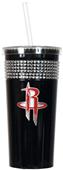 NBA Houston Rockets 16oz Bling Tumbler w/ Straw