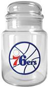 NBA Philadelphia 76ers Glass Candy Jar