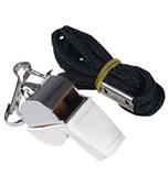 Champro Brass Whistle, Tip & Lanyard