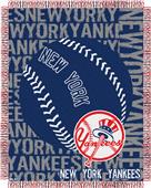 Northwest MLB New York Yankees Jacquard Throws Northwest MLB New York Yankees Jacquard Throws