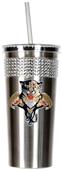 Florida Panthers Stainless Bling Tumbler Straw