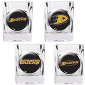 NHL Anaheim Ducks 4pc Square Shot Glass Set