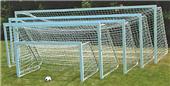 Aluminum Square Club Soccer Goals 7'x21' Pair