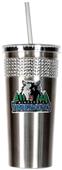 NBA Minnesota Timberwolves Bling Tumbler w/ Straw