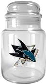 NHL San Jose Sharks Glass Candy Jar