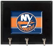 NHL New York Islanders Wood Keyhook Rack