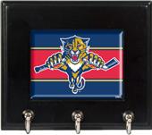 NHL Florida Panthers Wood Keyhook Rack
