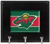 NHL Minnesota Wild Wood Keyhook Rack