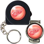 NHL Redwings Tape Measure Key Chain & Money Clip