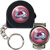 NHL Avalanche Tape Measure Key Chain & Money Clip