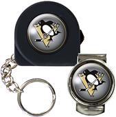 NHL Pittsburgh Tape Measure Key Chain & Money Clip